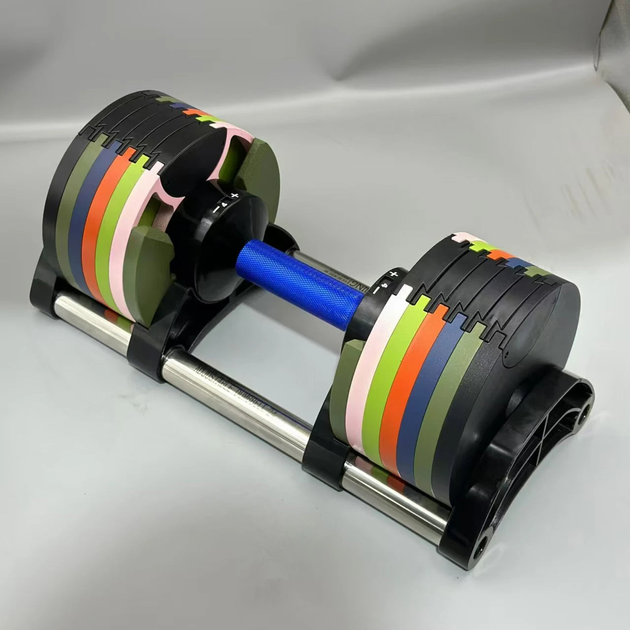 Adjustable Round Dumbbell Set, Second Generation, 2kg Increase, 24kg, 36kg, Fitness, Newly Upgraded
