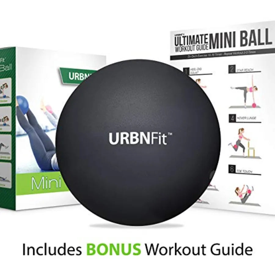 Mini Exercise Ball 9 Small Pilates Yoga Stability Ball for Core Strength Balance Pregnancy Physical Therapy Anti-Burst