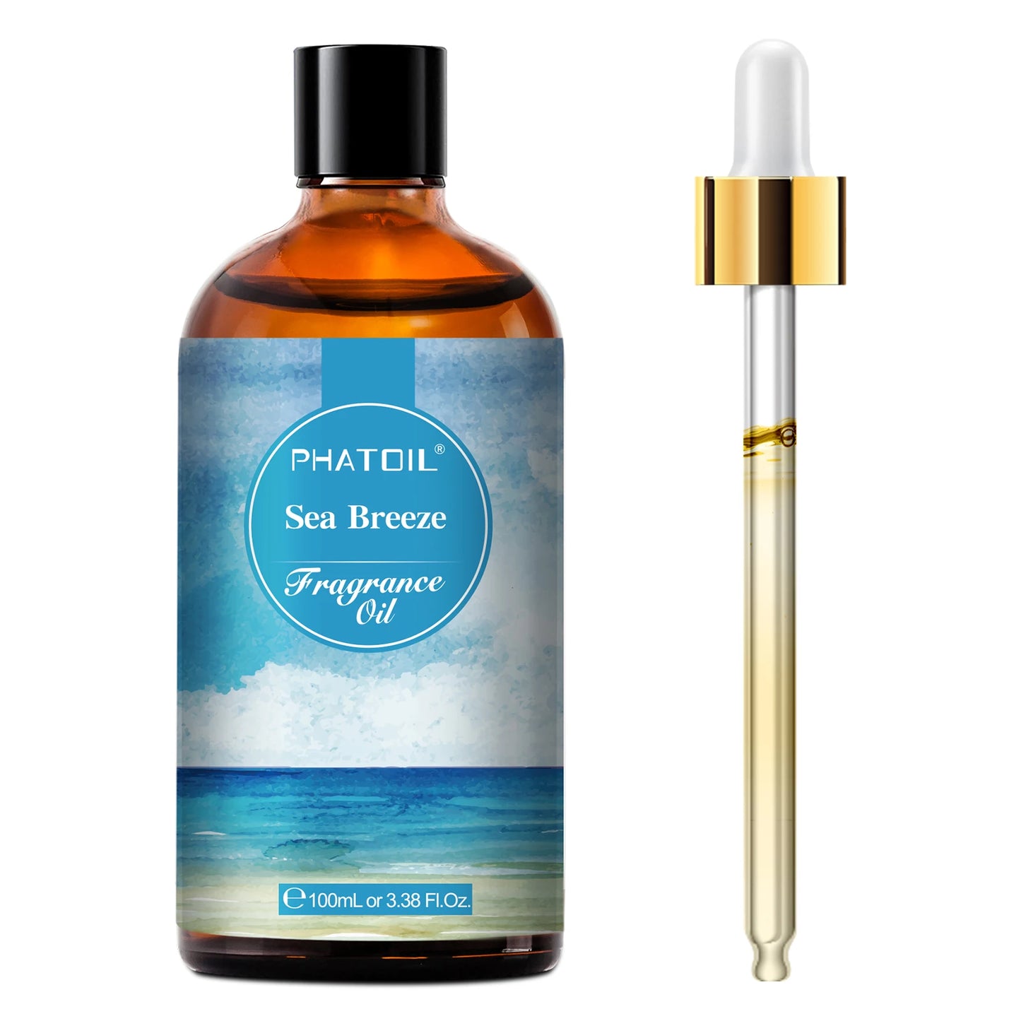 PHATOIL 100ml Fragrance Oil with Dropper White Musk Orange Blossom Bubble Gum Baby Powder Coffee Essential Oil For  Aromatherapy