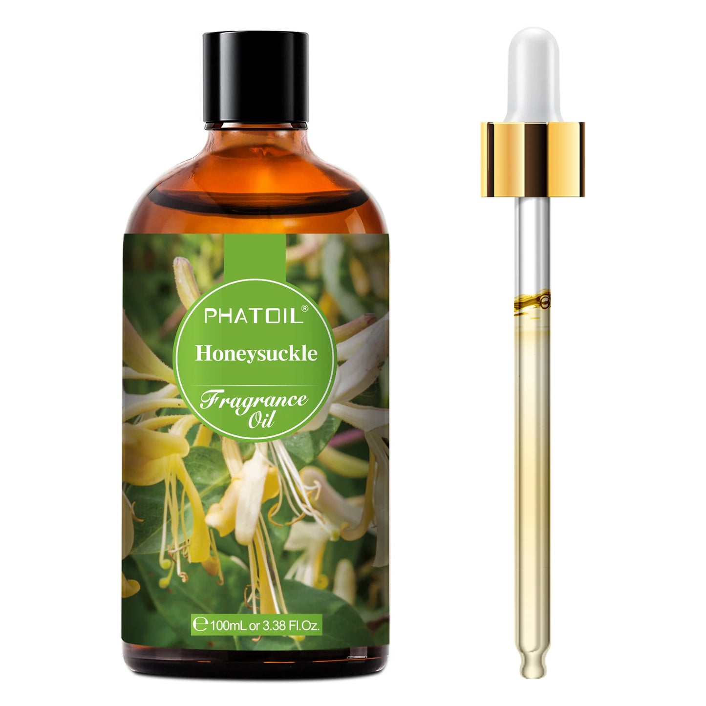 PHATOIL 100ml Fragrance Oil with Dropper White Musk Orange Blossom Bubble Gum Baby Powder Coffee Essential Oil For  Aromatherapy