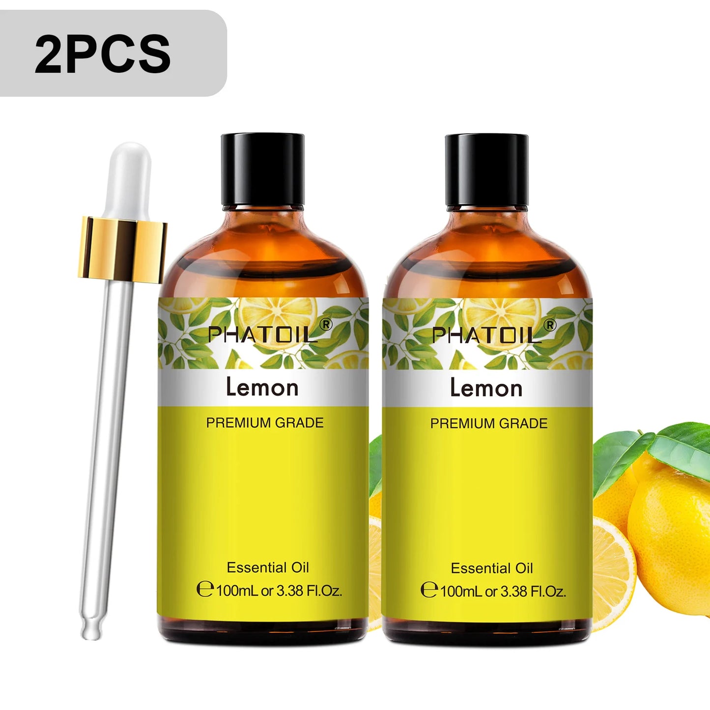 PHATOIL 100ml Premium Essential Oil Sandalwood Lavender Eucalyptus Peppermint Lemongrass Vanilla Aromatherapy Essential Oils