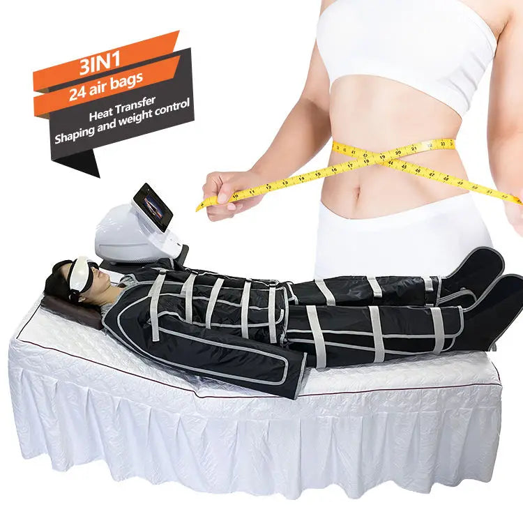 Professional 3-in-1 Pressotherapy Lymphatic Drainage Machine 2024 New Weight Loss Device for Effective Body Slimming