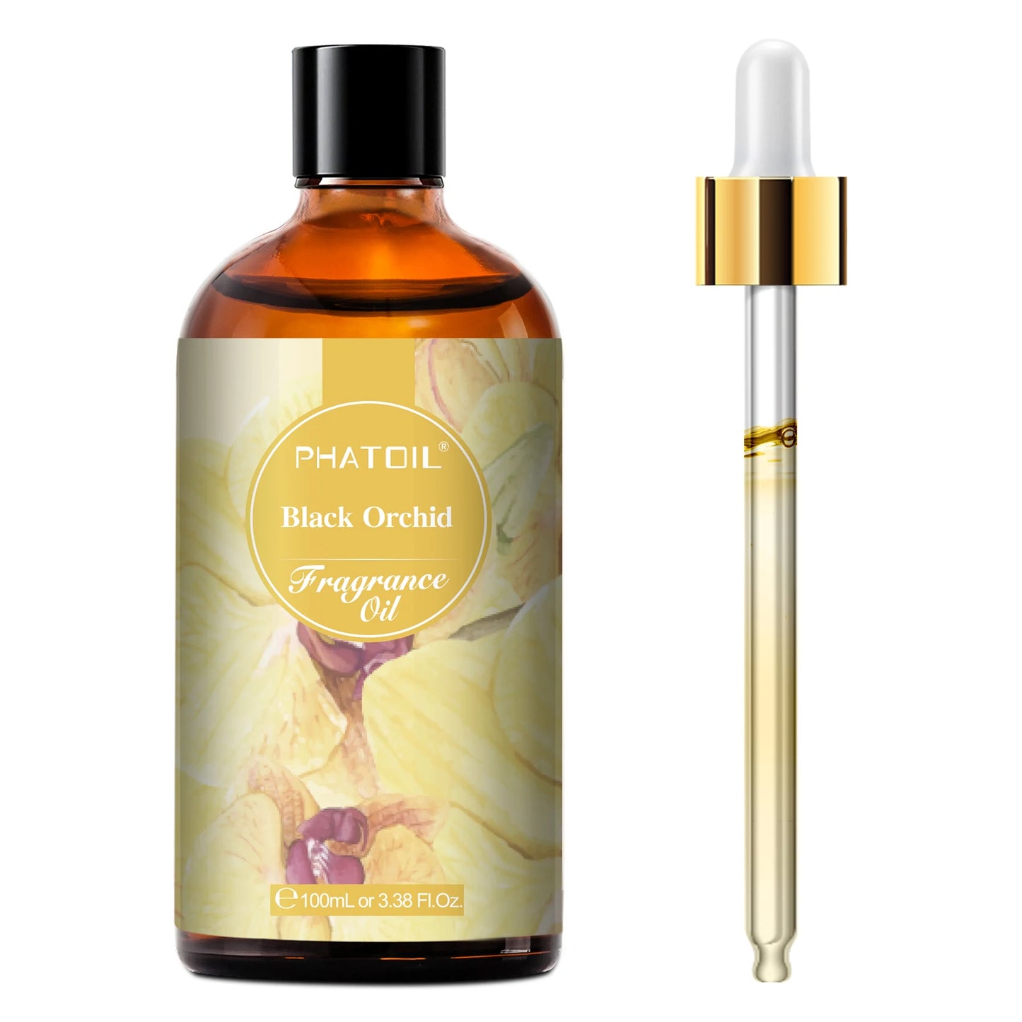 PHATOIL 100ml Fragrance Oil with Dropper White Musk Orange Blossom Bubble Gum Baby Powder Coffee Essential Oil For  Aromatherapy
