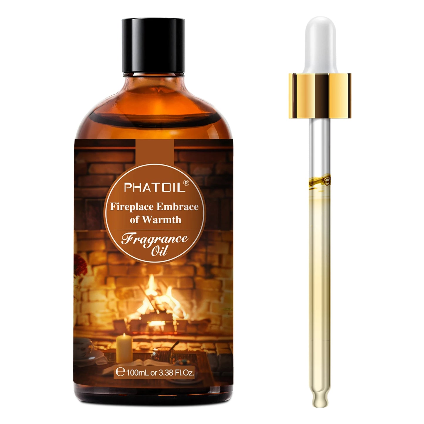 PHATOIL 100ml Fragrance Oil with Dropper White Musk Orange Blossom Bubble Gum Baby Powder Coffee Essential Oil For  Aromatherapy