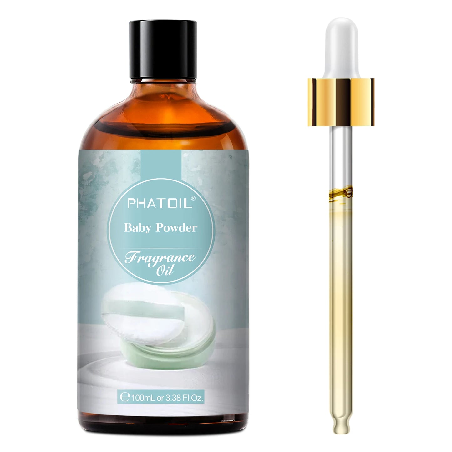 PHATOIL 100ml Fragrance Oil with Dropper White Musk Orange Blossom Bubble Gum Baby Powder Coffee Essential Oil For  Aromatherapy