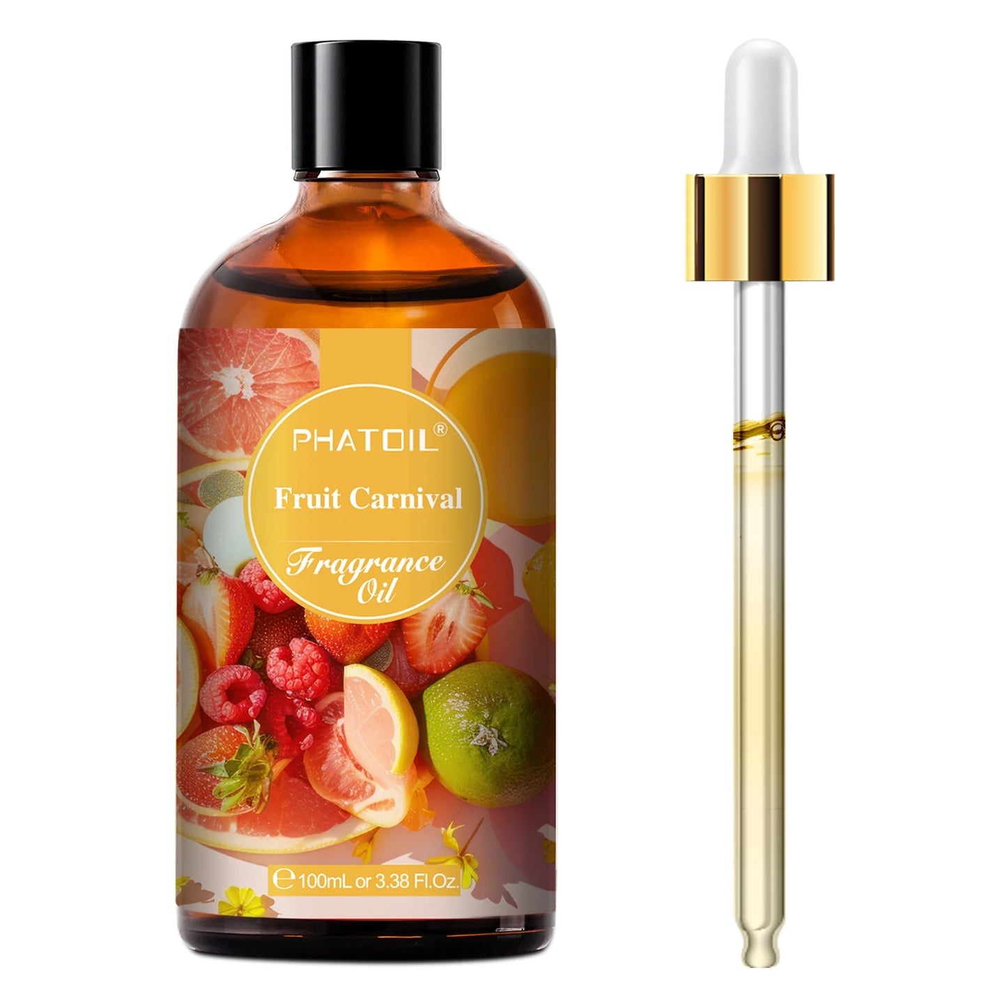 PHATOIL 100ml Fragrance Oil with Dropper White Musk Orange Blossom Bubble Gum Baby Powder Coffee Essential Oil For  Aromatherapy