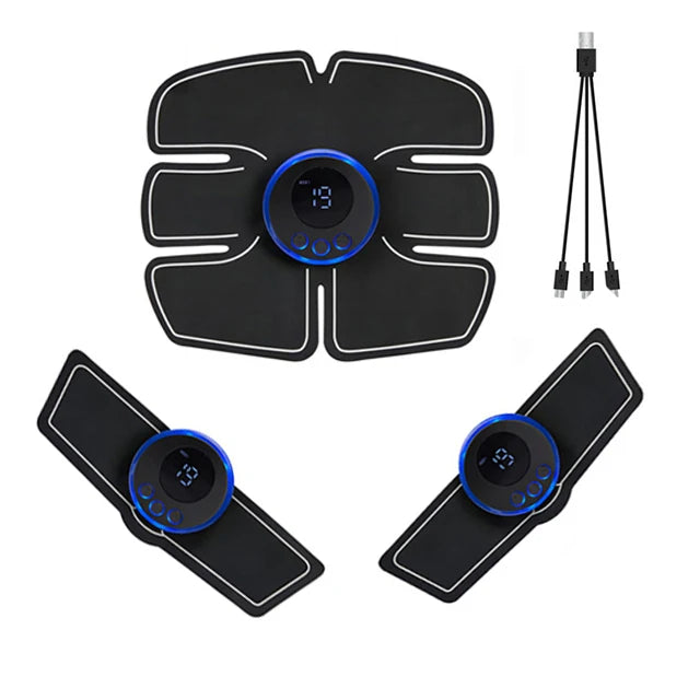 Wireless Abdominal Muscle Trainer EMS Muscle Stimulator Hip Trainer For Arm Leg Neck Body Fitness Shaping Massager Unisex
