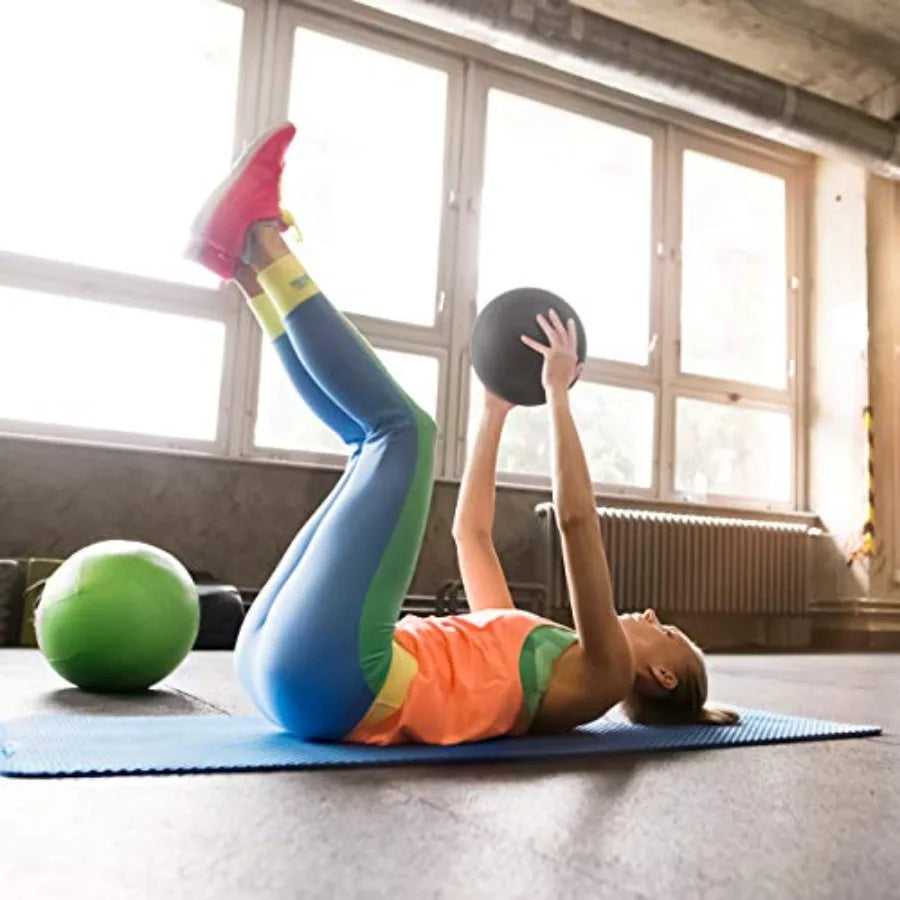 Mini Exercise Ball 9 Small Pilates Yoga Stability Ball for Core Strength Balance Pregnancy Physical Therapy Anti-Burst