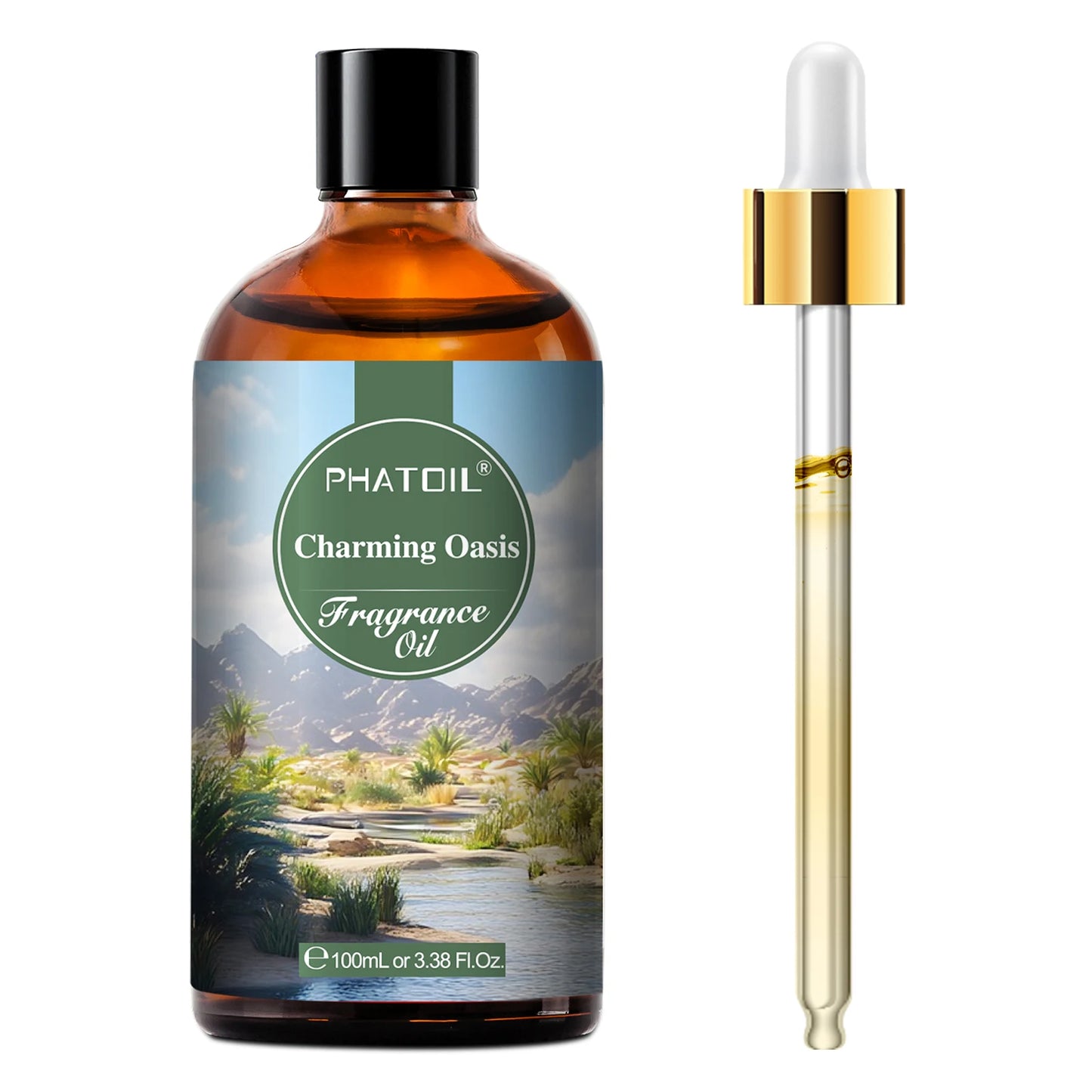 PHATOIL 100ml Fragrance Oil with Dropper White Musk Orange Blossom Bubble Gum Baby Powder Coffee Essential Oil For  Aromatherapy
