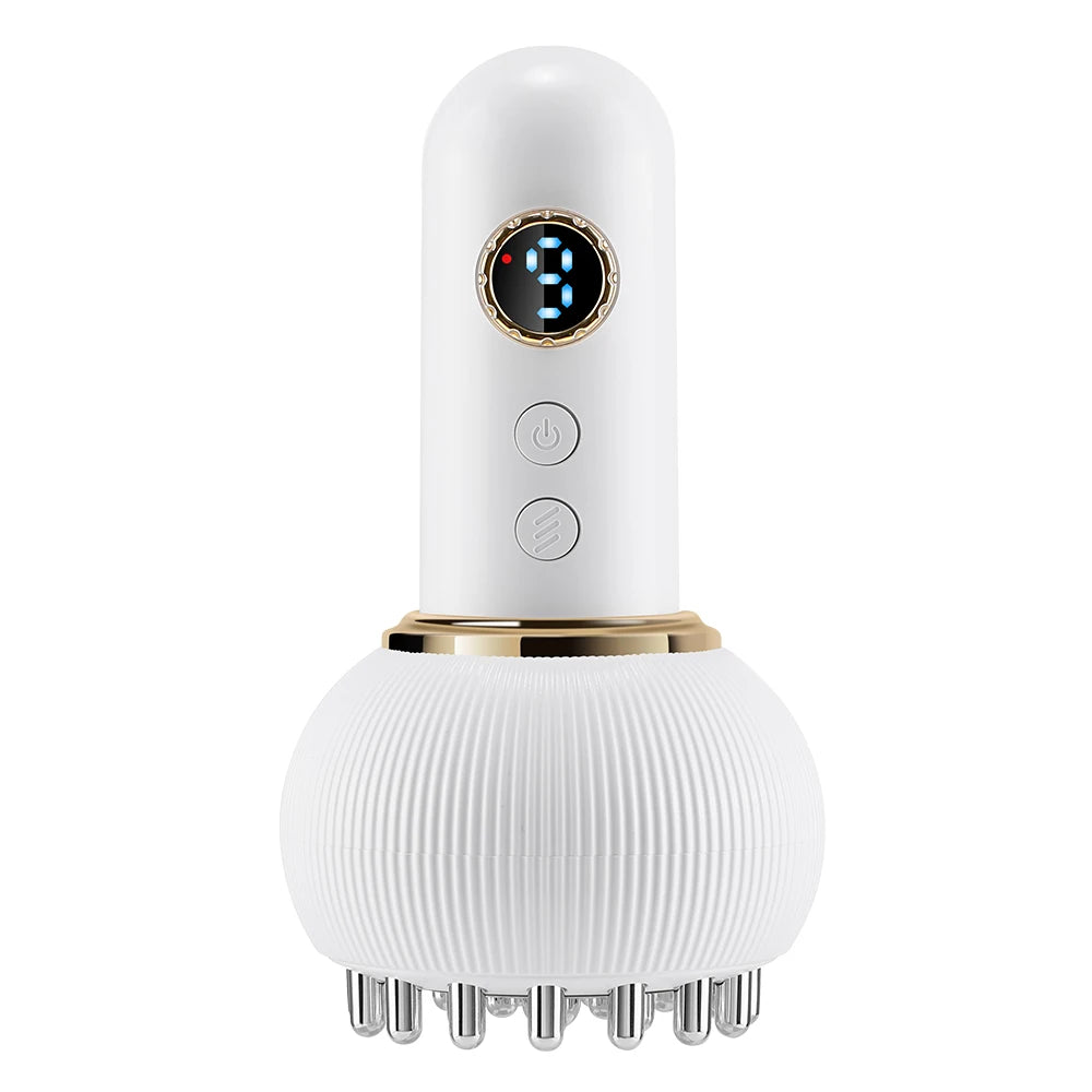 Rechargeable Guasha Massager Body Shaping Heating Meridian Scraping Brush Lymphatic Drainage Machine Fat Burner