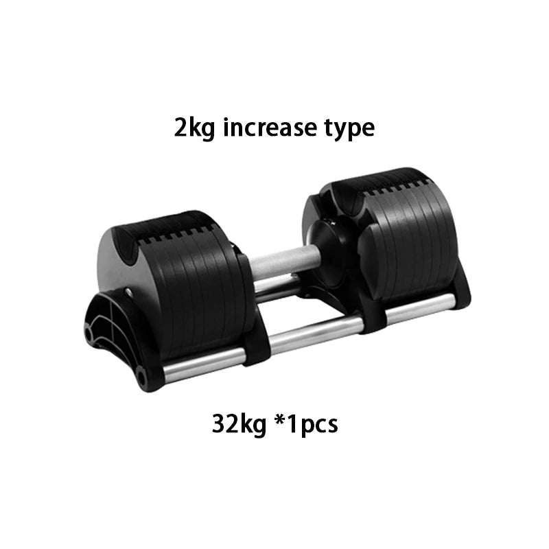 Adjustable Round Dumbbell Set, Second Generation, 2kg Increase, 24kg, 36kg, Fitness, Newly Upgraded