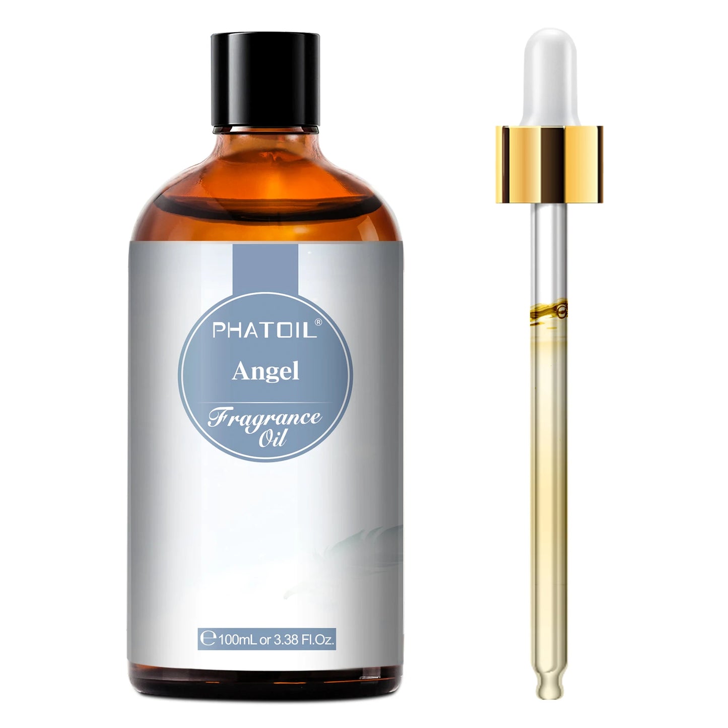 PHATOIL 100ml Fragrance Oil with Dropper White Musk Orange Blossom Bubble Gum Baby Powder Coffee Essential Oil For  Aromatherapy