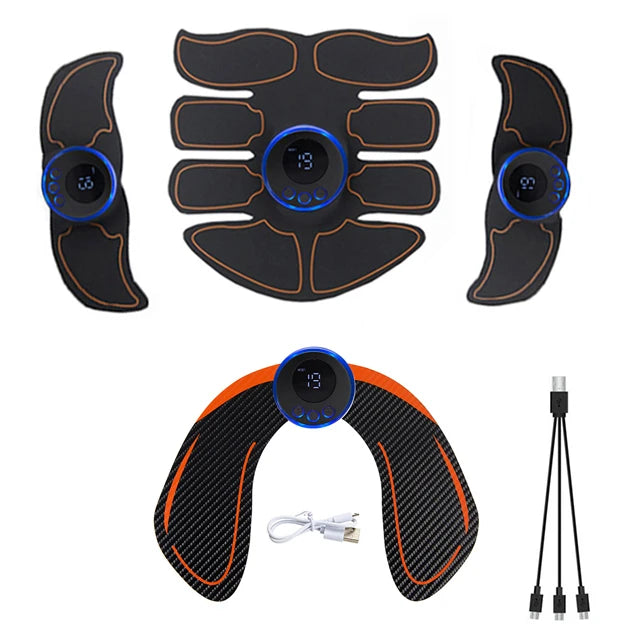 Wireless Abdominal Muscle Trainer EMS Muscle Stimulator Hip Trainer For Arm Leg Neck Body Fitness Shaping Massager Unisex