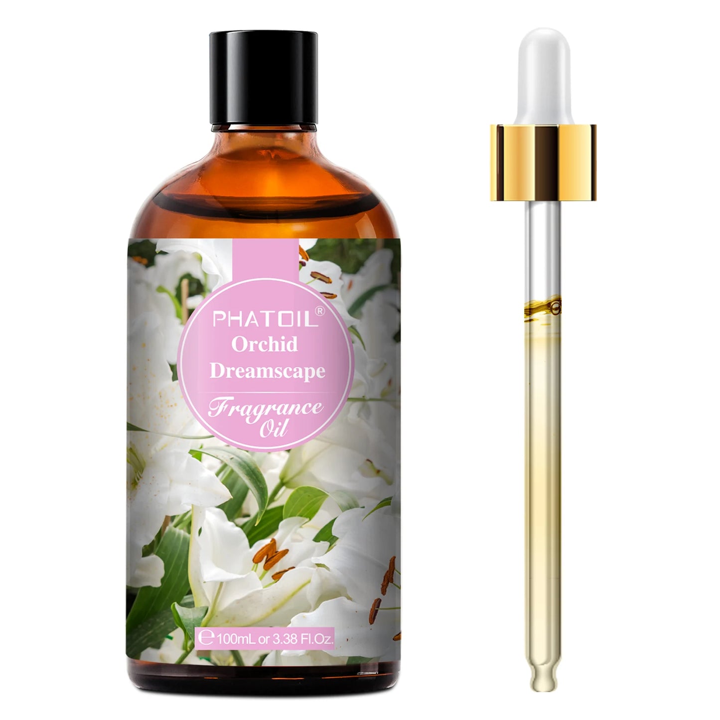 PHATOIL 100ml Fragrance Oil with Dropper White Musk Orange Blossom Bubble Gum Baby Powder Coffee Essential Oil For  Aromatherapy