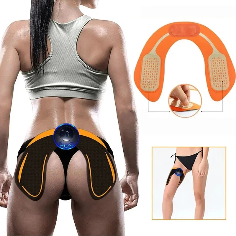 Wireless Abdominal Muscle Trainer EMS Muscle Stimulator Hip Trainer For Arm Leg Neck Body Fitness Shaping Massager Unisex