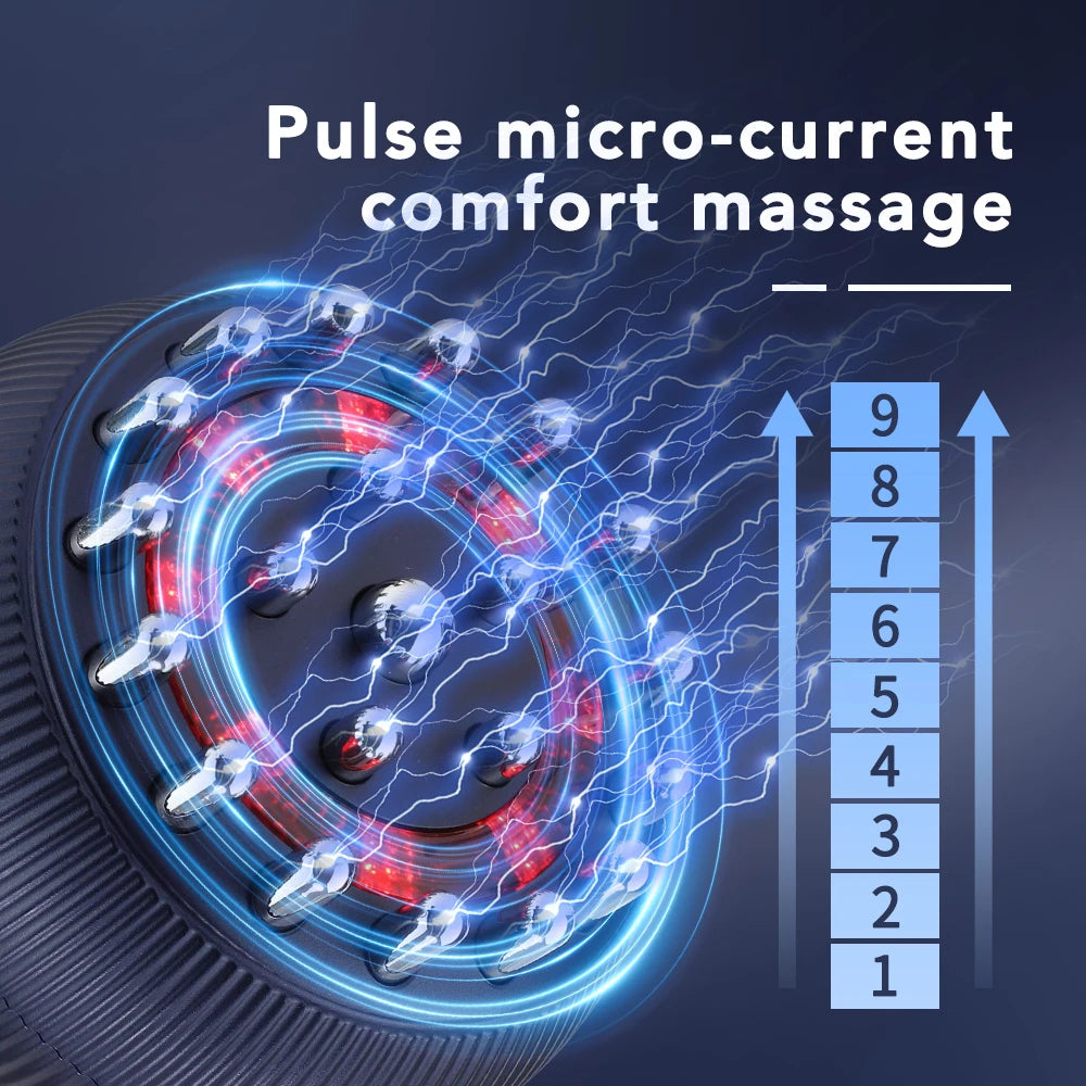 Rechargeable Guasha Massager Body Shaping Heating Meridian Scraping Brush Lymphatic Drainage Machine Fat Burner