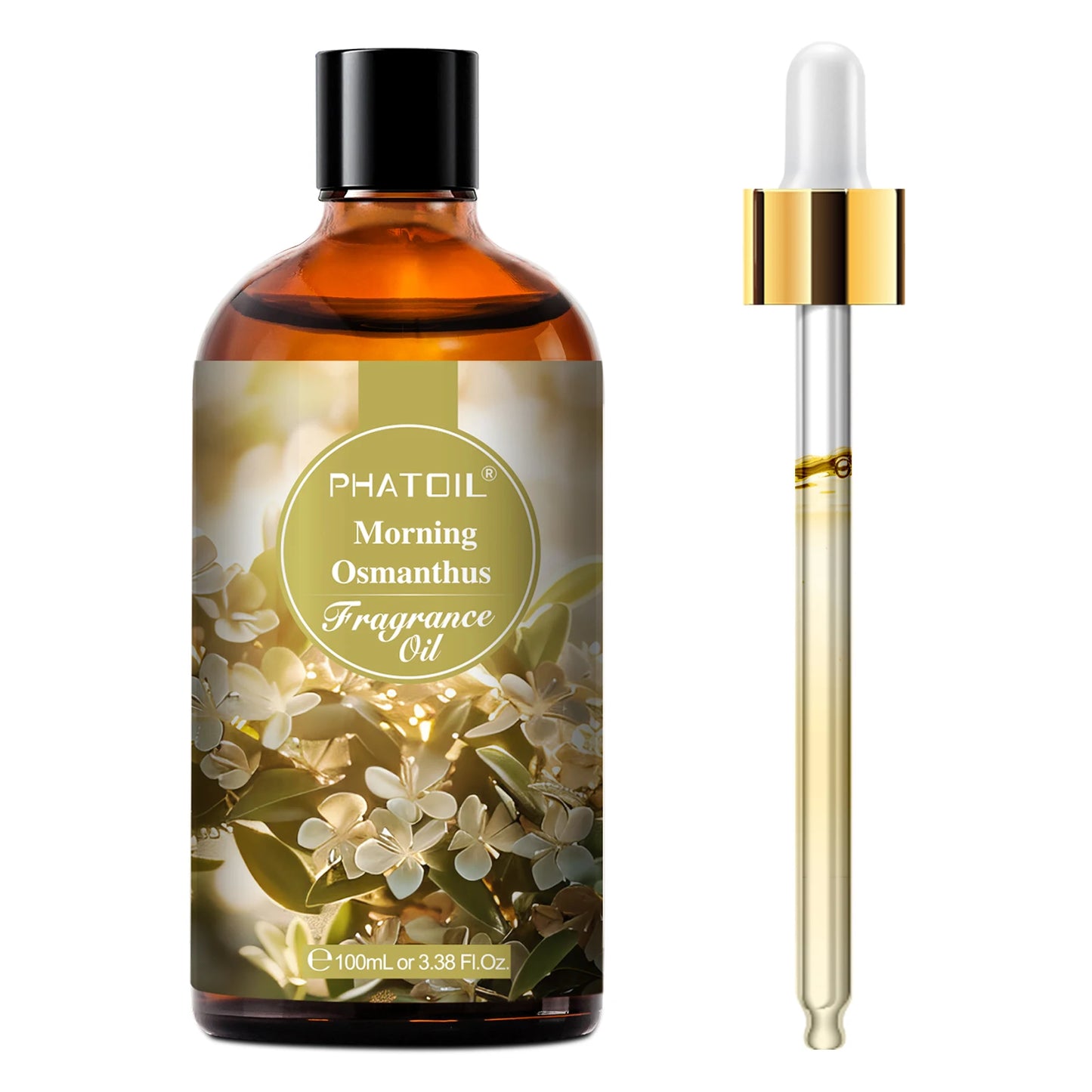 PHATOIL 100ml Fragrance Oil with Dropper White Musk Orange Blossom Bubble Gum Baby Powder Coffee Essential Oil For  Aromatherapy