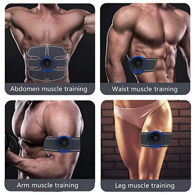 Wireless Abdominal Muscle Trainer EMS Muscle Stimulator Hip Trainer For Arm Leg Neck Body Fitness Shaping Massager Unisex