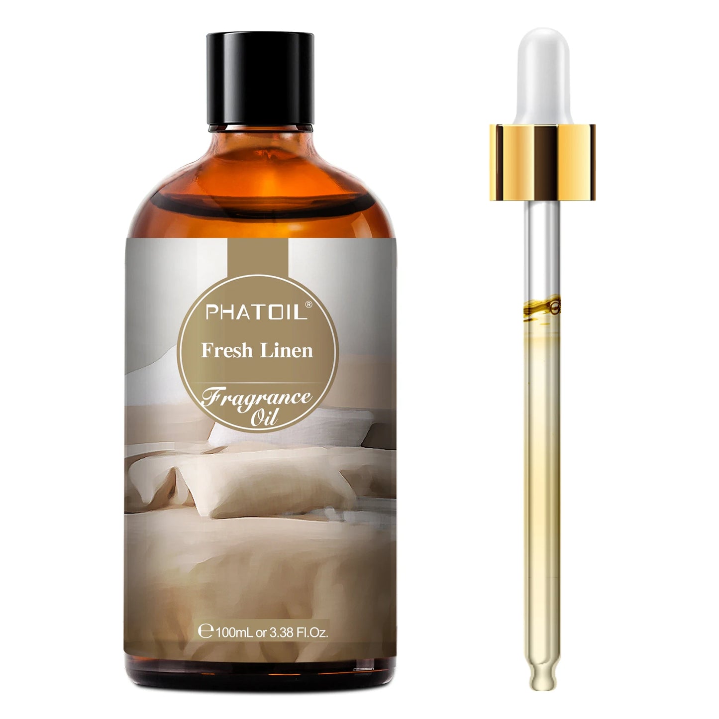 PHATOIL 100ml Fragrance Oil with Dropper White Musk Orange Blossom Bubble Gum Baby Powder Coffee Essential Oil For  Aromatherapy