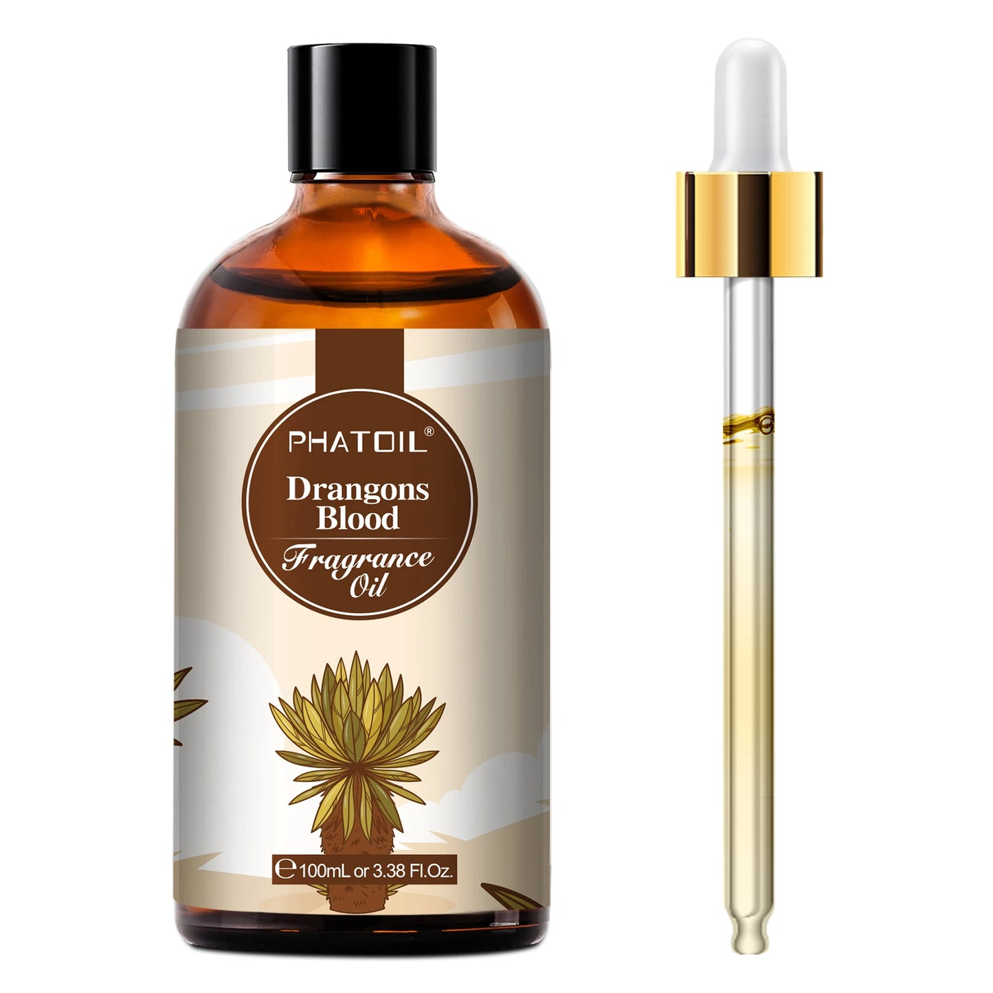 PHATOIL 100ml Fragrance Oil with Dropper White Musk Orange Blossom Bubble Gum Baby Powder Coffee Essential Oil For  Aromatherapy